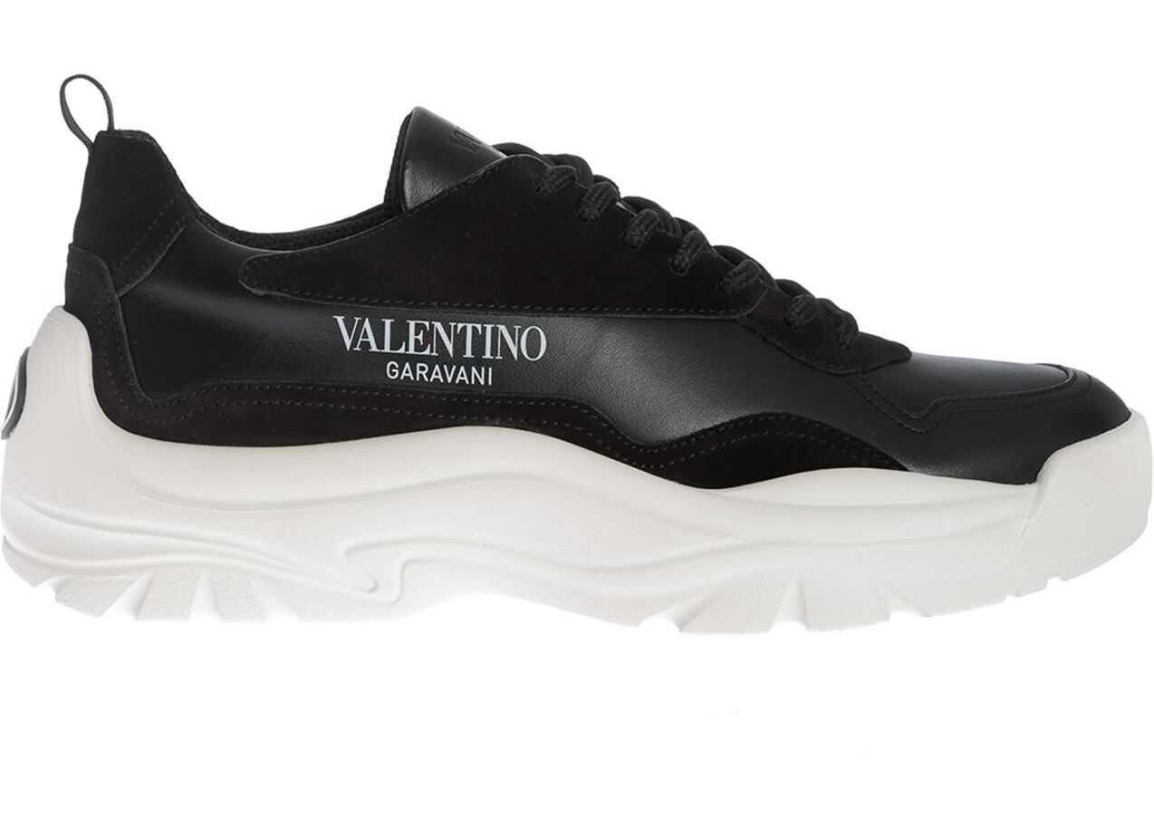 Valentino Garavani Gumboy Sneakers In Black Black