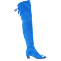 Cizme lungi Vivier Suede Over The Knee Belle Boots Femei