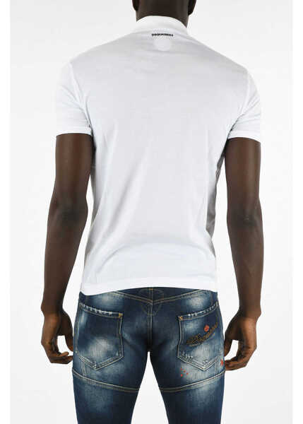 Tricouri Polo DSQUARED2 Jersey Polo White Barbati (BM 7976700) 2