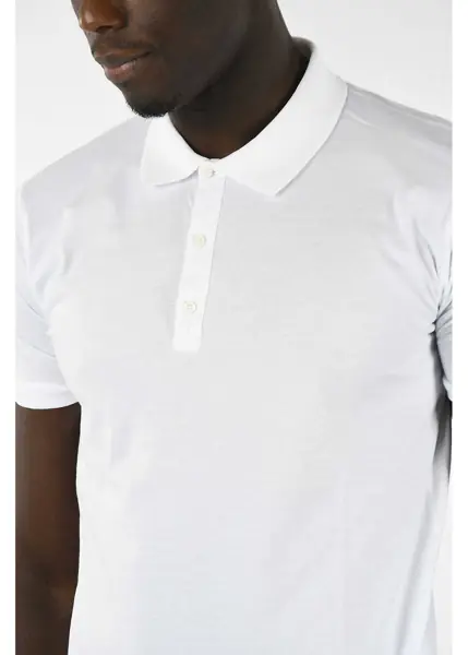 Tricouri Polo DSQUARED2 Jersey Polo White Barbati (BM 7976700) 3