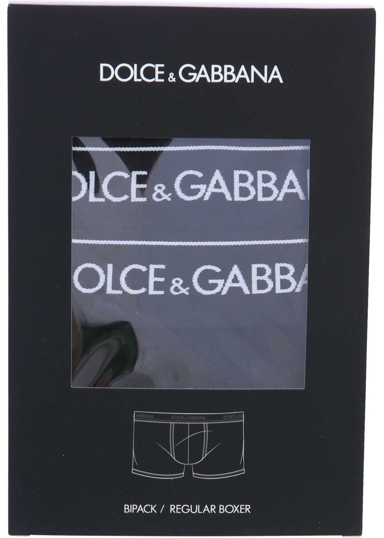 Dolce & Gabbana Pack Of Two Boxers* BLACK
