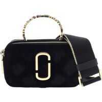 Genti de mana Black Camera Bag With Multicolor Jewels Femei