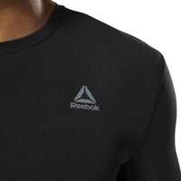 Topuri sport pentru Barbati - Topuri sport Reebok Wor Compr Lo Sleeve czarny Barbati (BM 7980948) - B-mall.ro