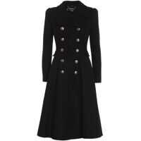 Paltoane Cashmere Wool Blend Circle Coat In Black Femei