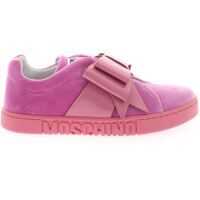 Sneakers Moschino Bow Velvet Sneakers In Pink