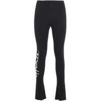 Colanti Athleisure Split Leggings In Black Femei