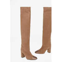 Cizme lungi Suede KIMBERLY Pull Over the Knee Boots 8.5cm Femei