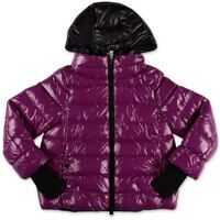 Geci de iarna Purple Down Jacket With Hood Fete