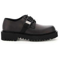 Pantofi eleganti Vltn Buckle Leather Lace Up Barbati