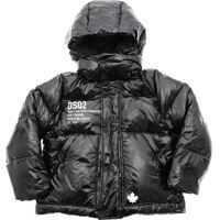 Geci de iarna Painted Effect Down Jacket In Black Fete