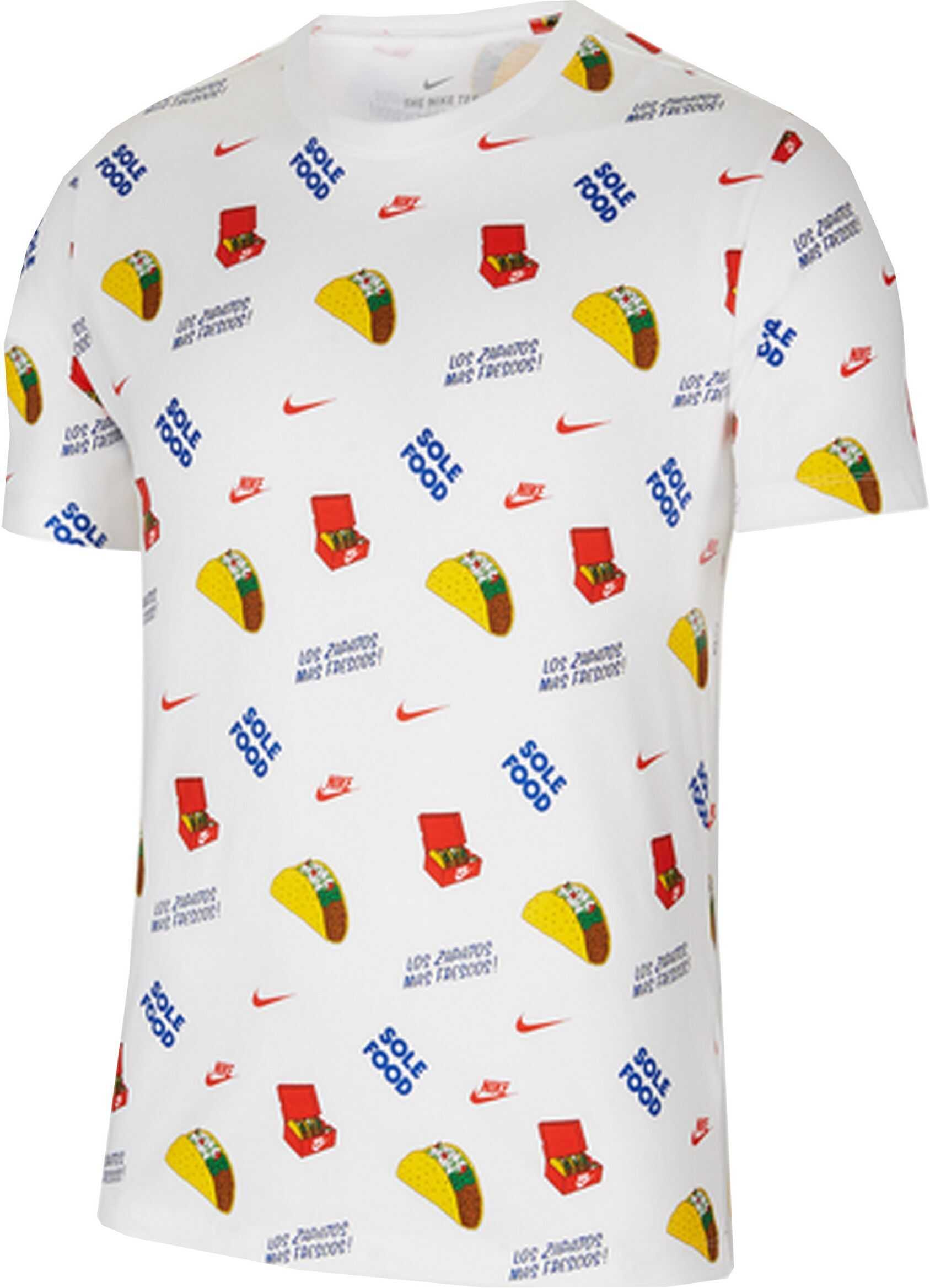 Nike M Nsw Ss Tee Food Aop CW0472 Alb