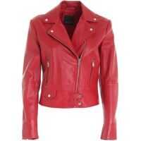 Geci de piele Sensitive 5 Jacket In Burgundy Femei