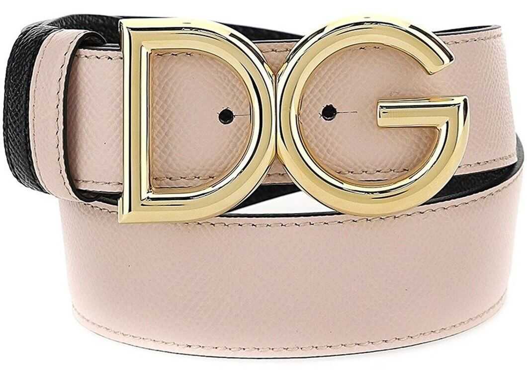Dolce & Gabbana Reversible Belt In Pink BE1333 AW528 8N473 Pink