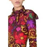 Fulare Printed Scarf With Logo Femei