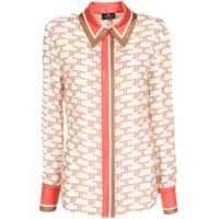 Camasi casual Monogram Shirt In Burro Color Femei