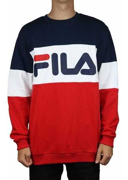 Fila Straight Blocked Crew Red