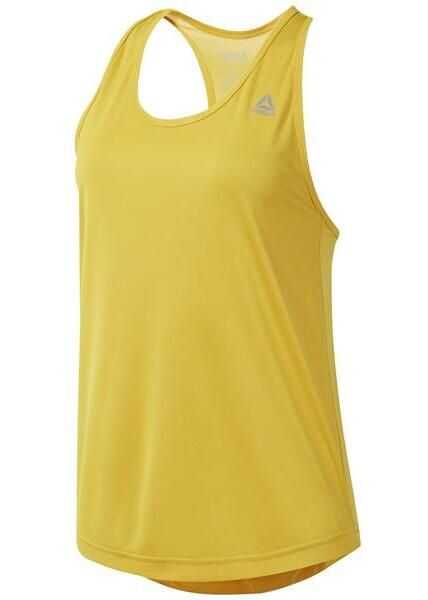 Reebok Us Perform Mesh Tank Yellow