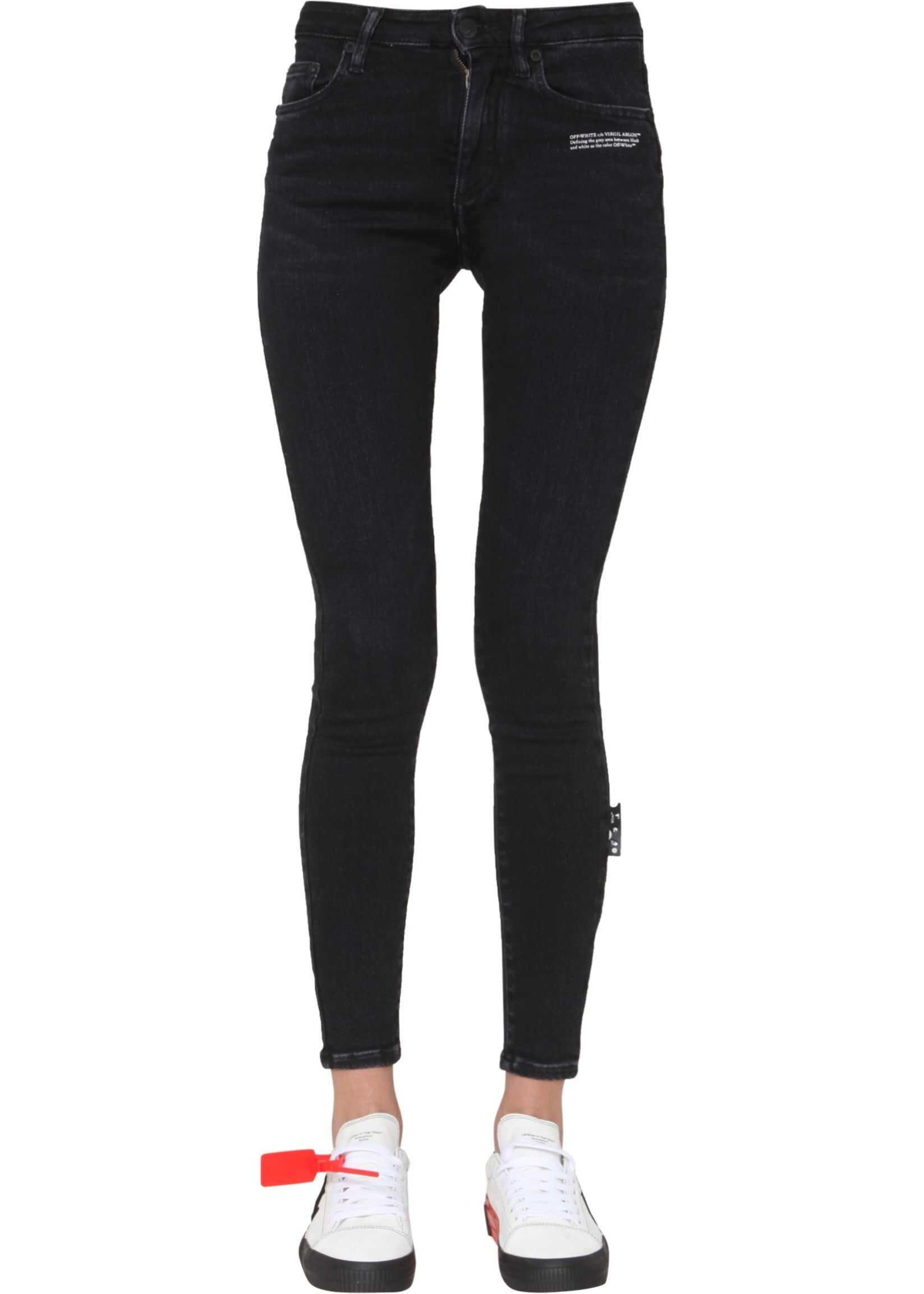 Off-White Skinny Jeans BLACK