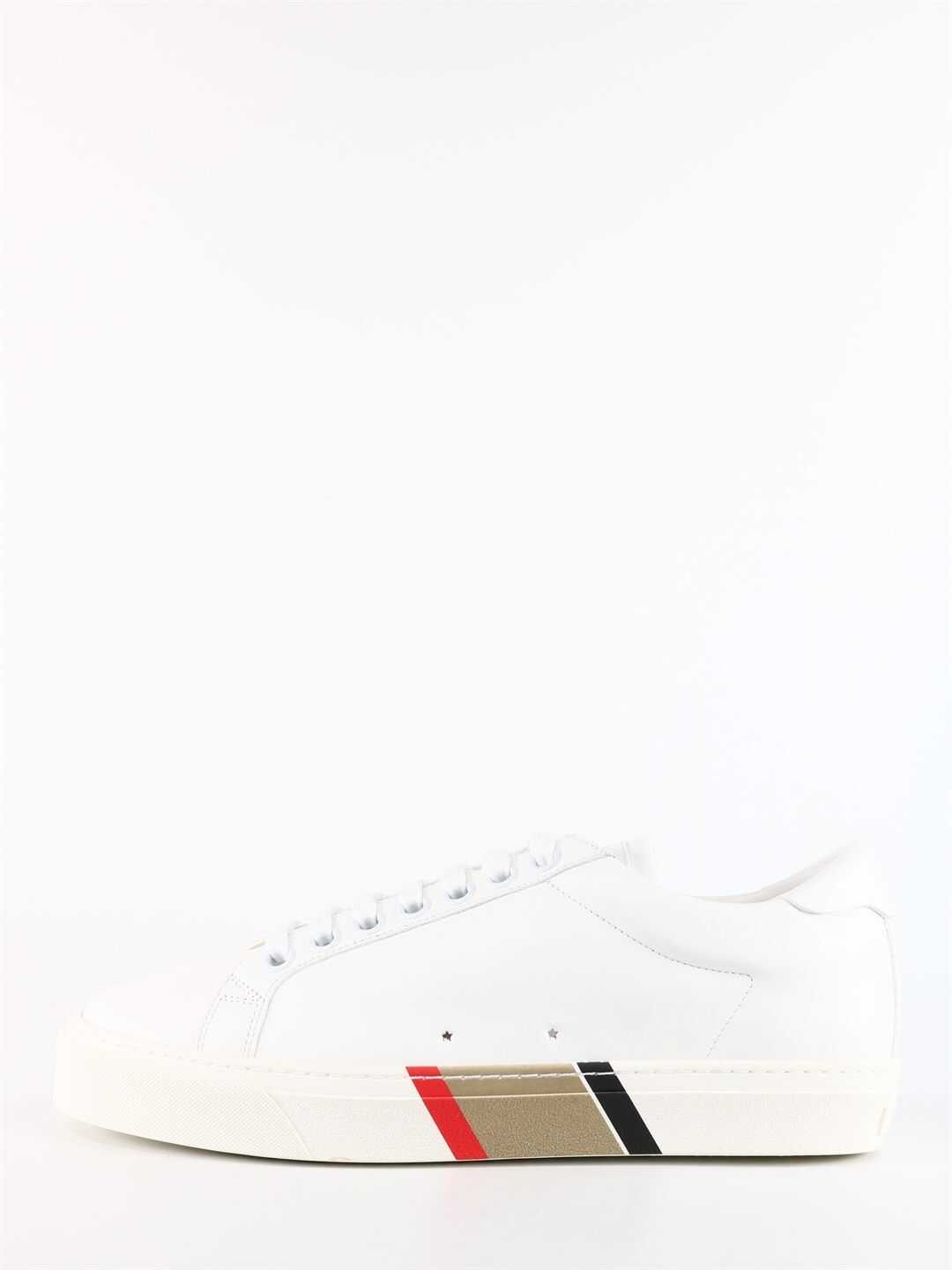 Burberry Leather Sneaker Organic Sole White