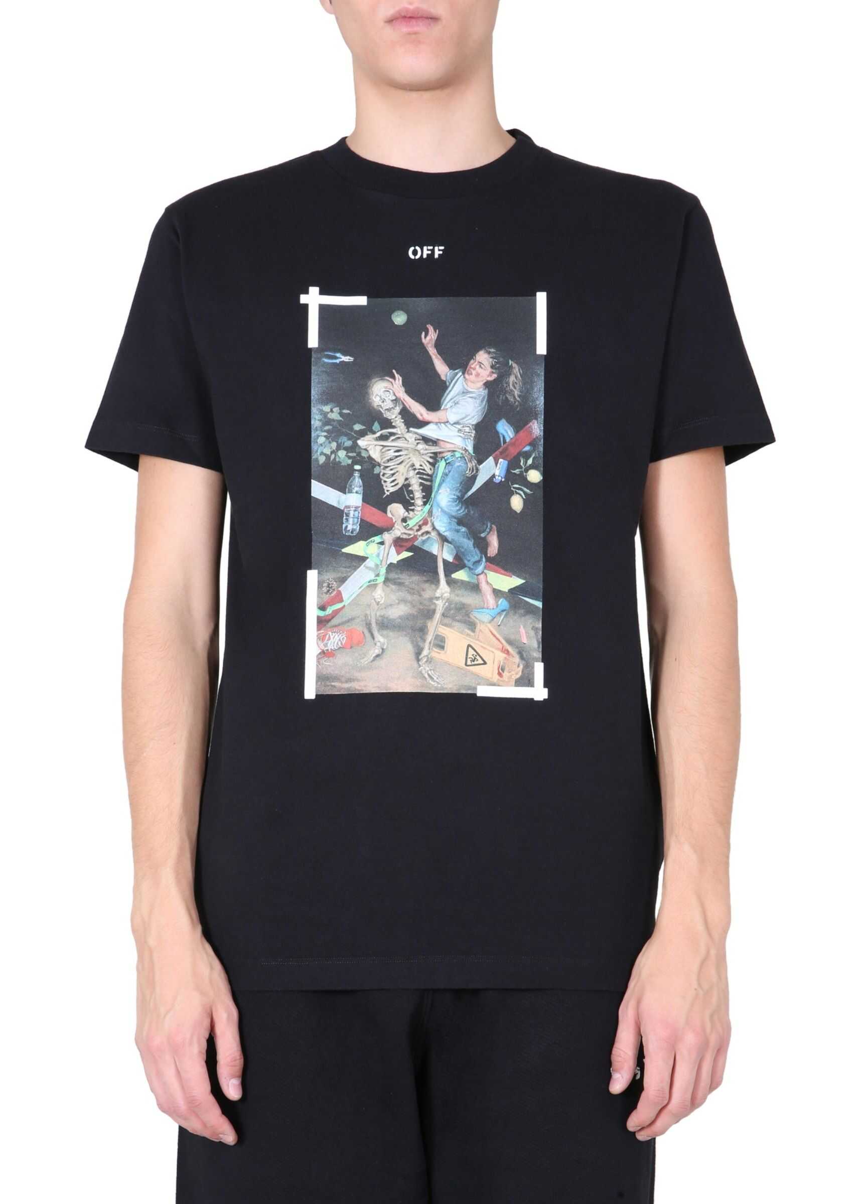 Off-White Crew Neck T-Shirt BLACK