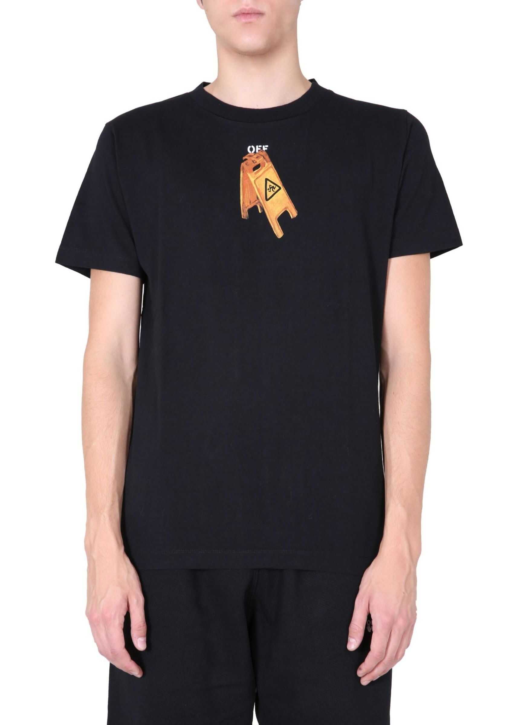 Off-White Crew Neck T-Shirt BLACK