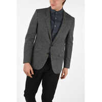 Sacouri Cc Collection Check Drop 8R Center Vent 2-Button Re Blazer Barbati