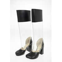 Cizme lungi MM6 9cm Leather and PVC Boots Femei