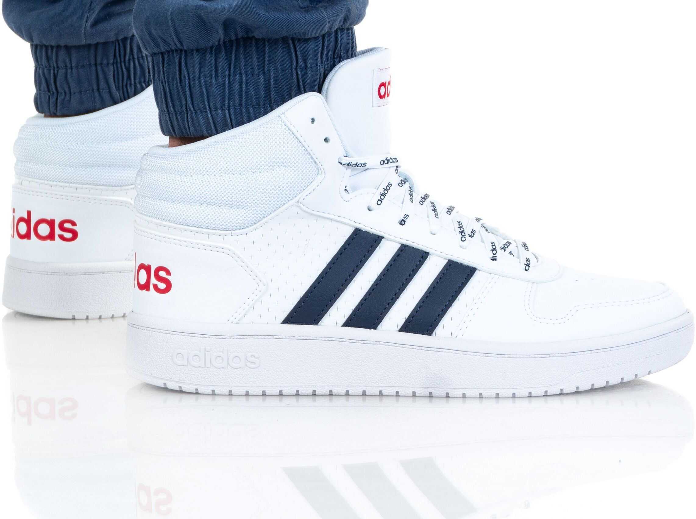 adidas Hoops 2.0 Mid FW4478 Alb