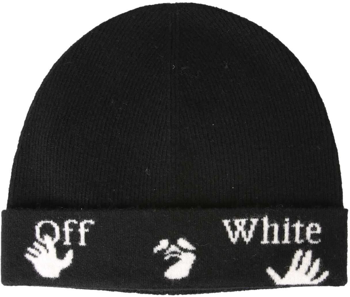 Off-White Knitted Hat BLACK