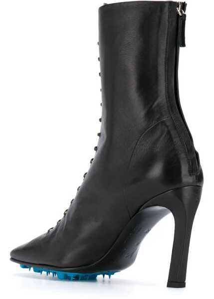 Cizme scurte Off-White Boots With Laces BLACK Femei (BM 8025549) 3
