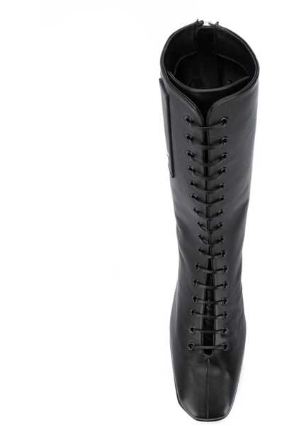 Cizme scurte Off-White Boots With Laces BLACK Femei (BM 8025549) 4