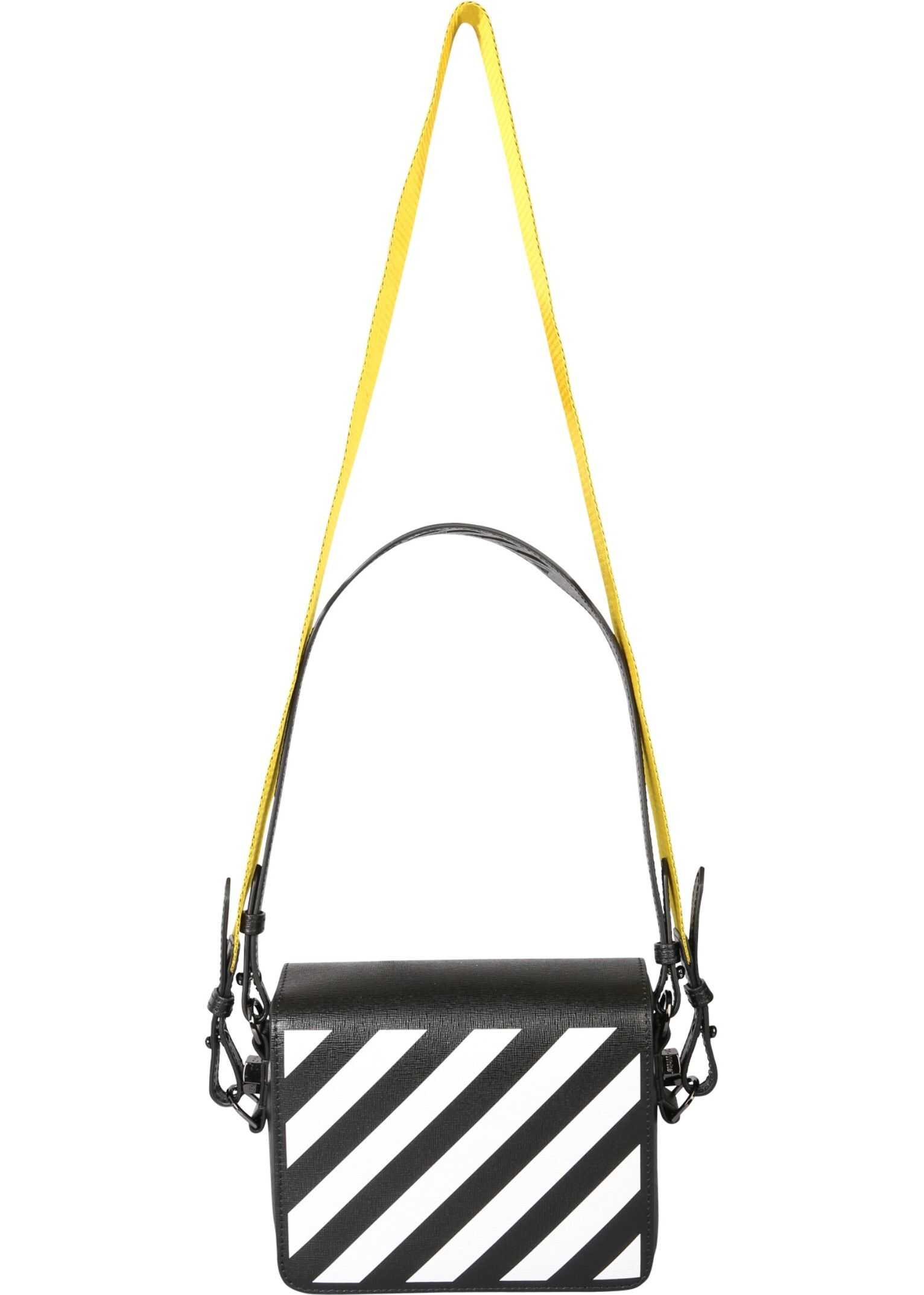 Off-White Leather Shoulder Bag BLACK