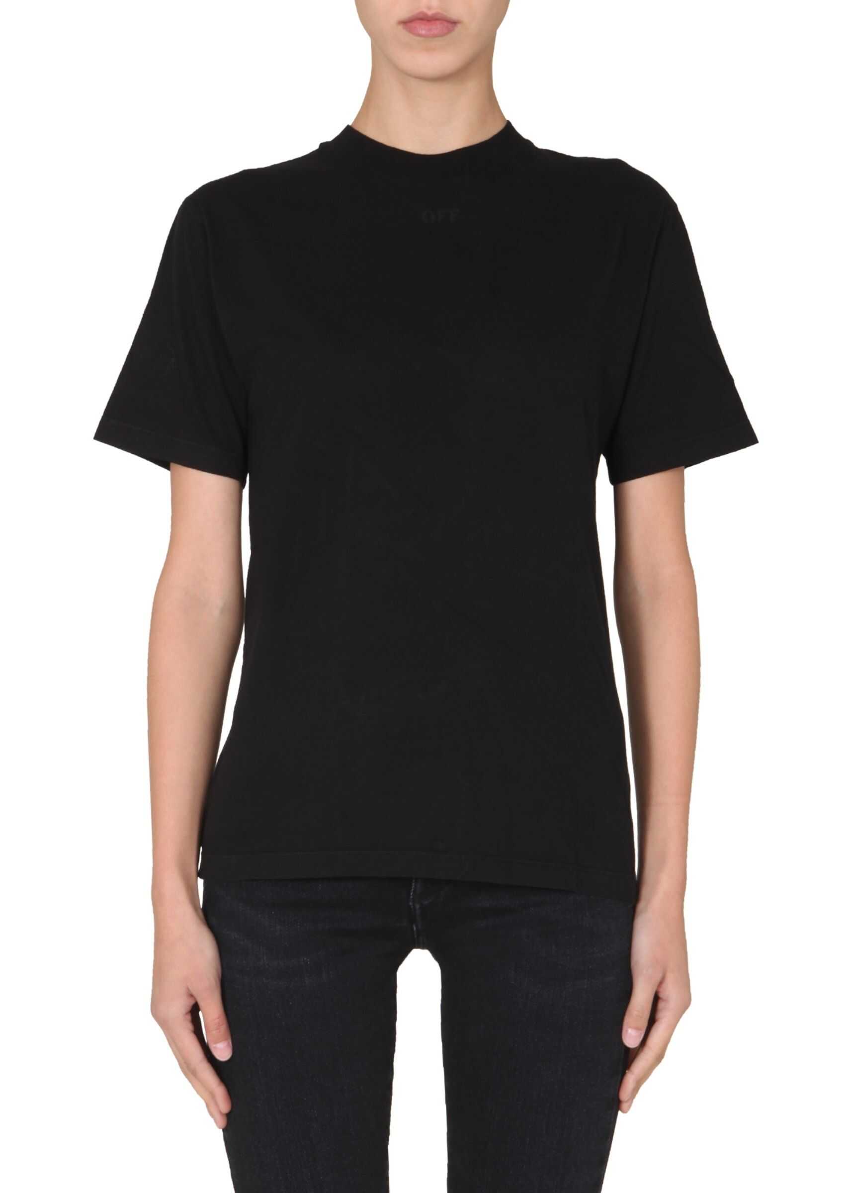 Off-White Crew Neck T-Shirt OWAA049_E20JER0131010 BLACK