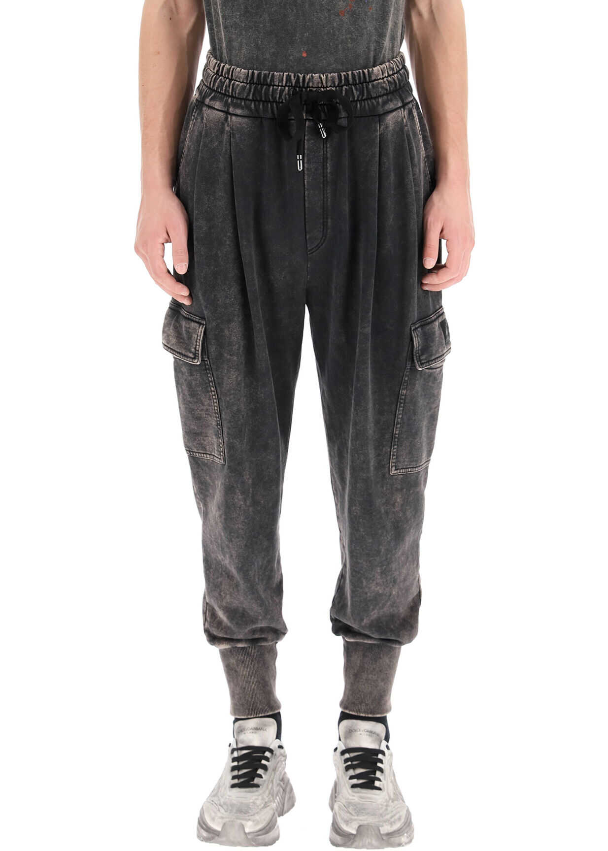 Dolce & Gabbana Delave Jogger Pants GW7WAZ FU7DU VARIANTE ABBINATA