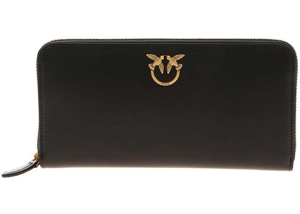 Pinko Ryder L Simply Wallet In Black* Black