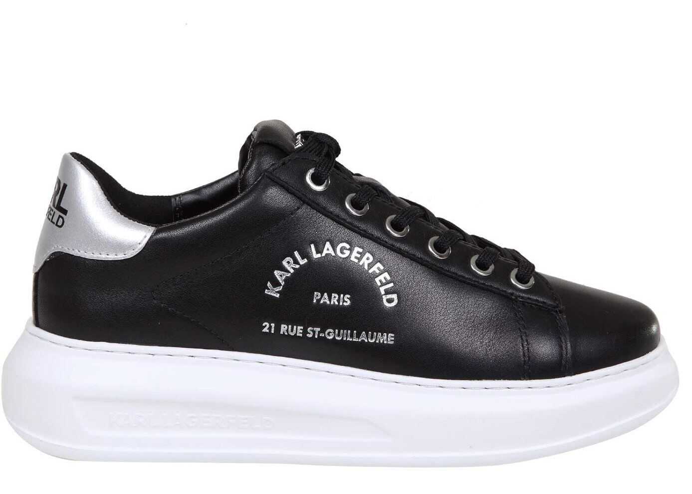 Karl Lagerfeld Kapri Maison Sneakers In Black Black