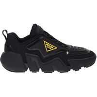 Sneakers Branded Sneakers In Black And Yellow Femei
