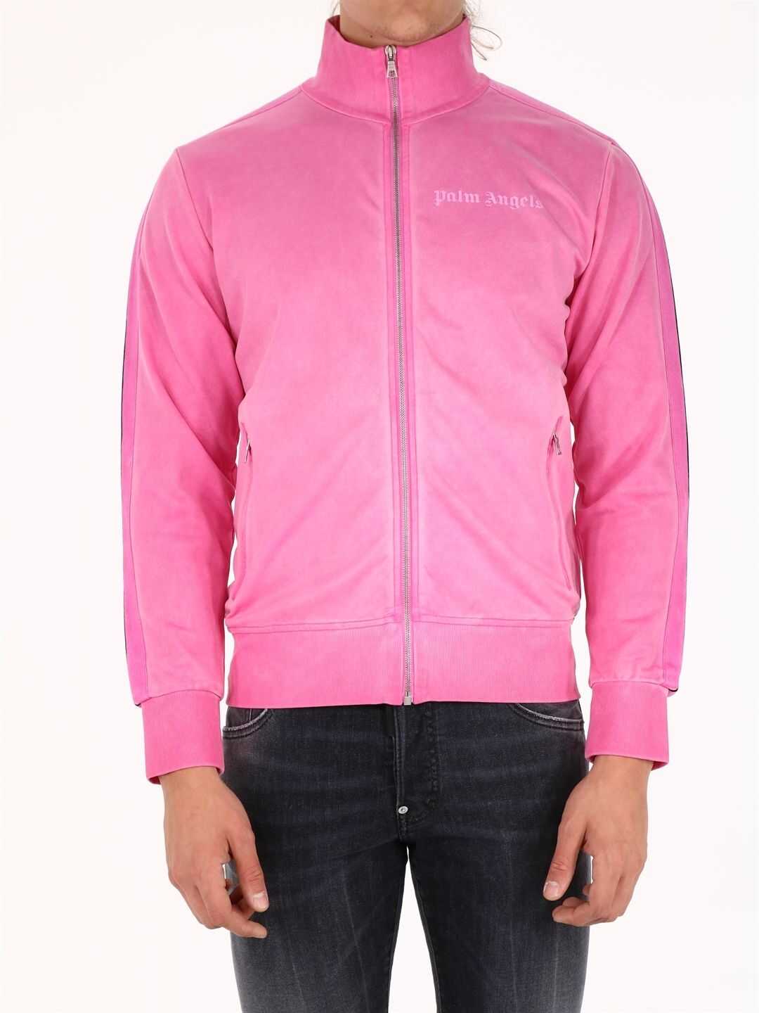 Palm Angels Garment Dyed Track Jacket Pink