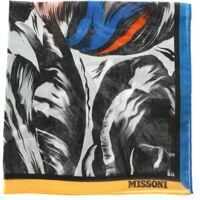 Esarfe Floral Pattern Handkerchief In Black And White Femei