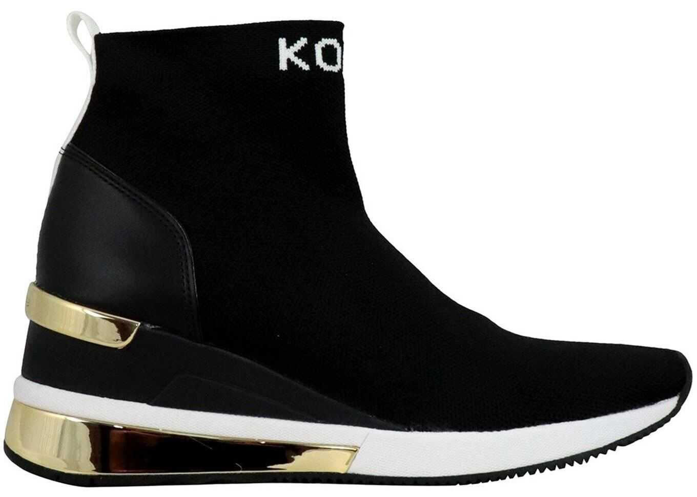 Michael Kors Skyler Slip-On Sneakers In Black Black