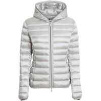 Geci de iarna Nylon Puffer Jacket In Grey Femei