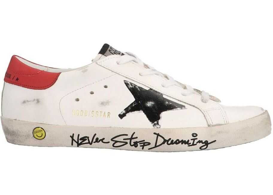 Superstar Sneakers In White And Red