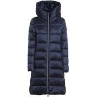 Geci de iarna Quilted Padded Jacket In Blue Femei