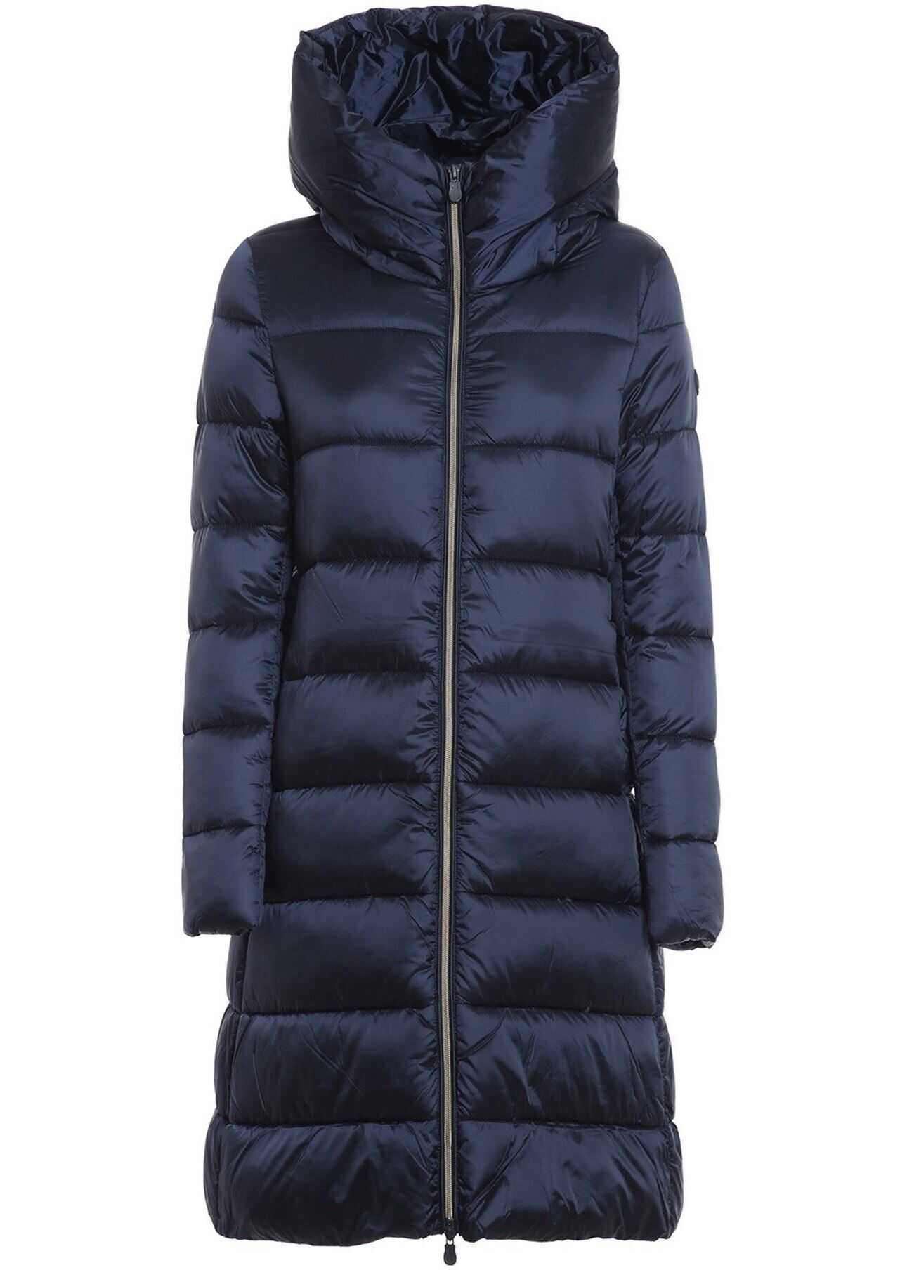 Save the Duck Quilted Padded Jacket In Blue Blue