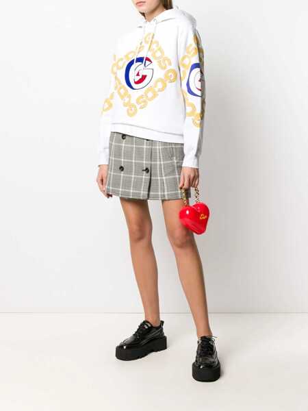 Hanorace GCDS Hoodie WHITE Femei (BM 8041878) 2