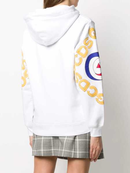 Hanorace GCDS Hoodie WHITE Femei (BM 8041878) 4