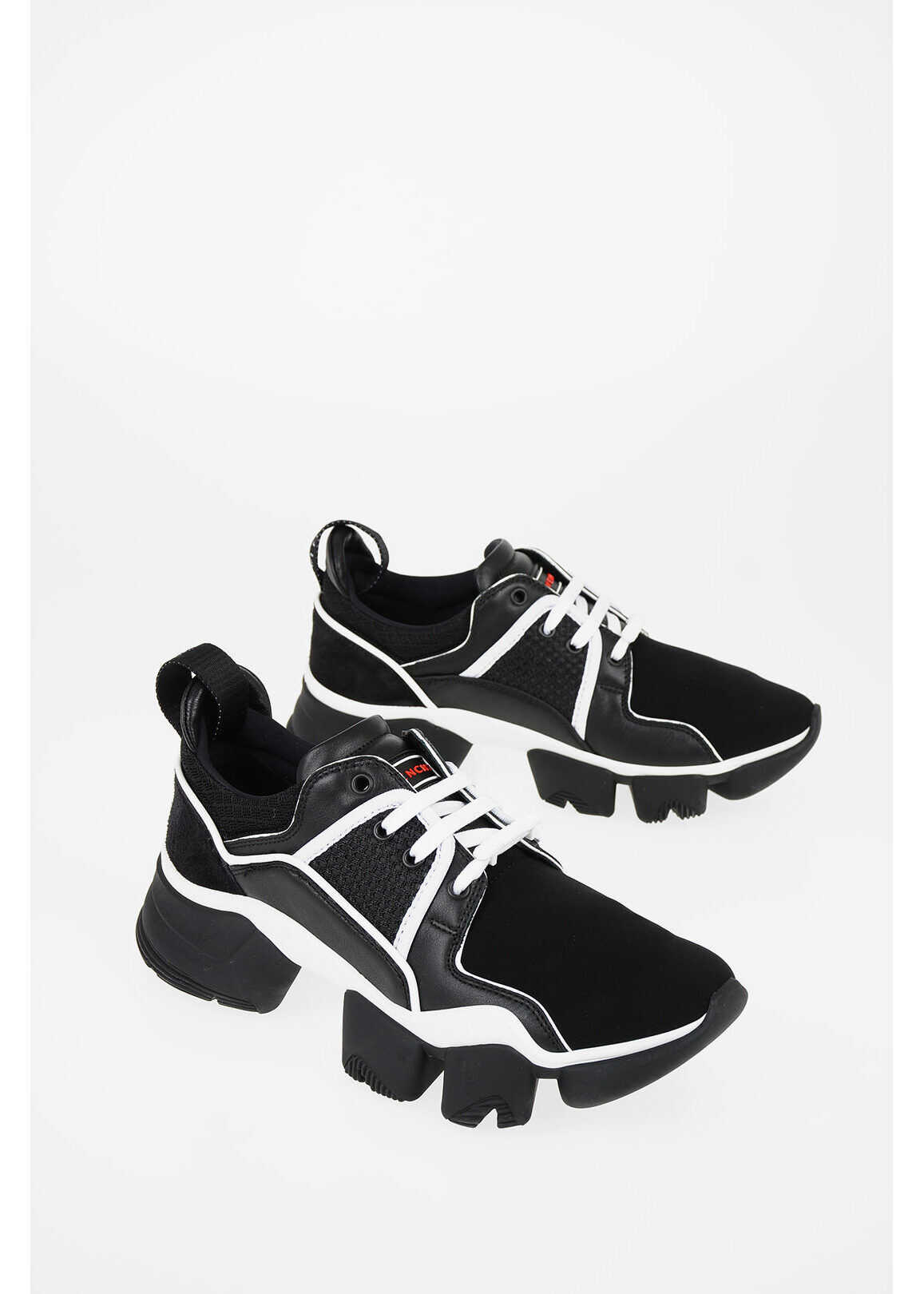 Givenchy leather and neoprene Sneakers BLACK & WHITE