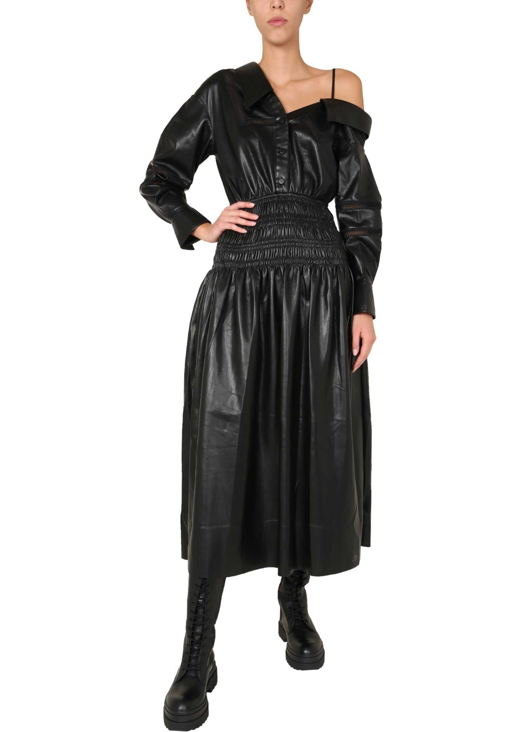 Self-Portrait Midi Dress BLACK