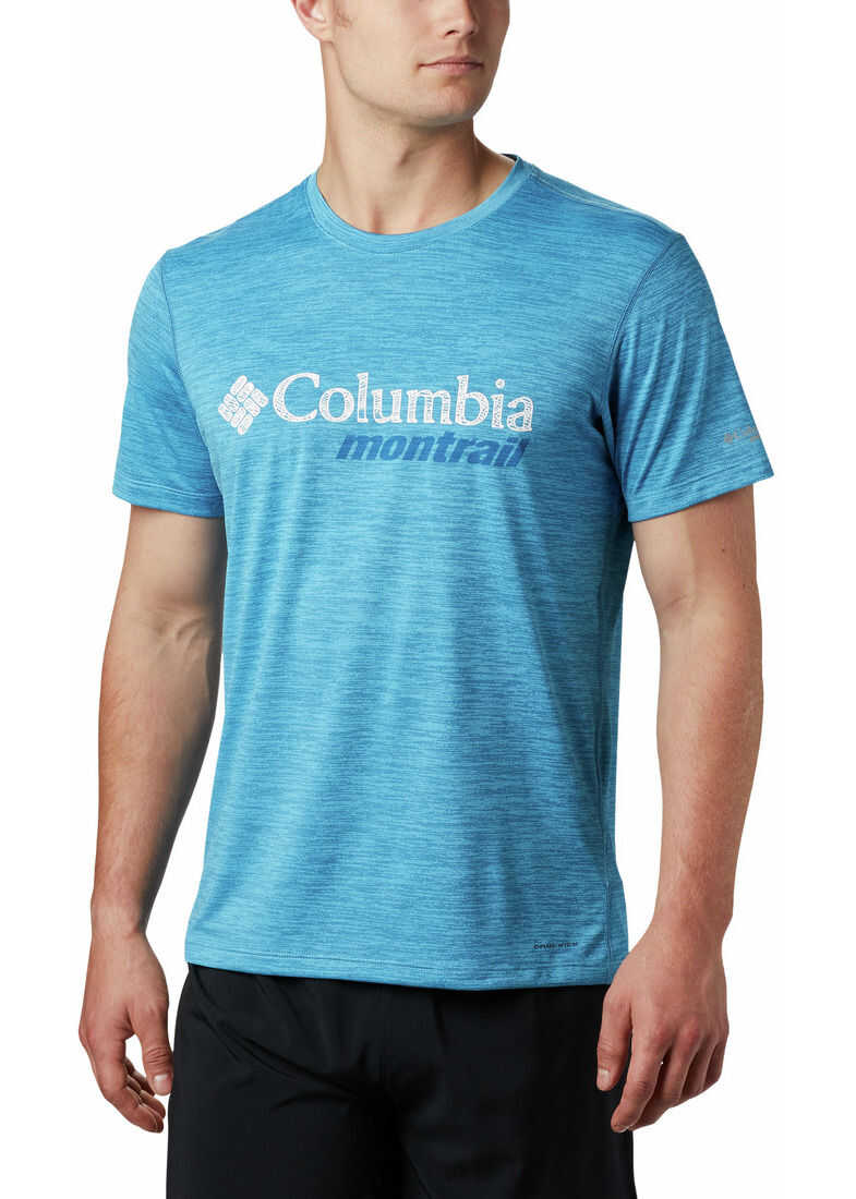 Columbia Trinity Trail 2.0 Graphic Ss Shirt 1884951 Riptide