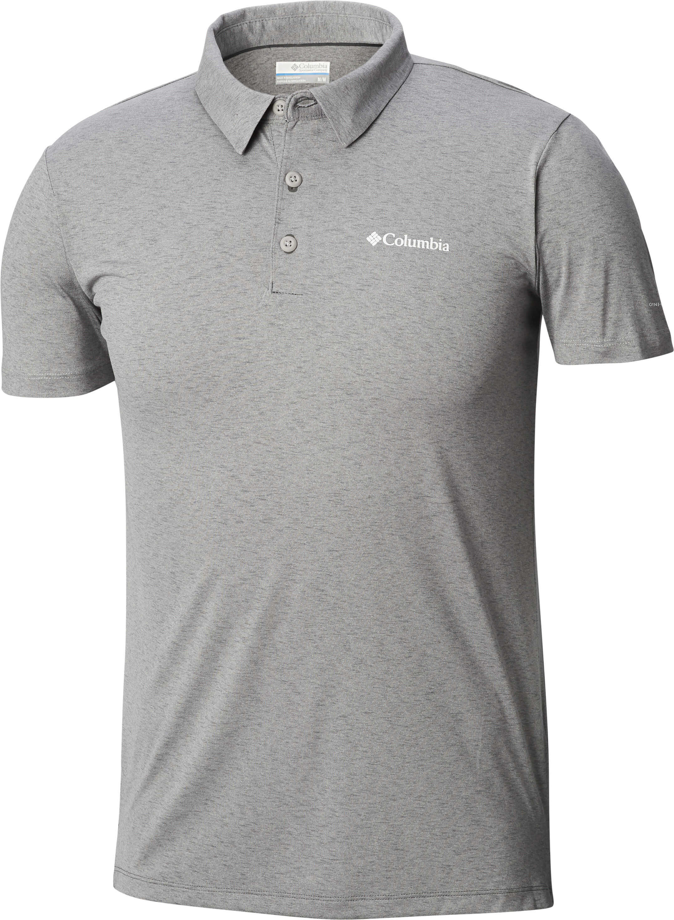 Columbia Triple Canyon Tech Polo- Grey Heather 1711661 Columbia Grey Heather